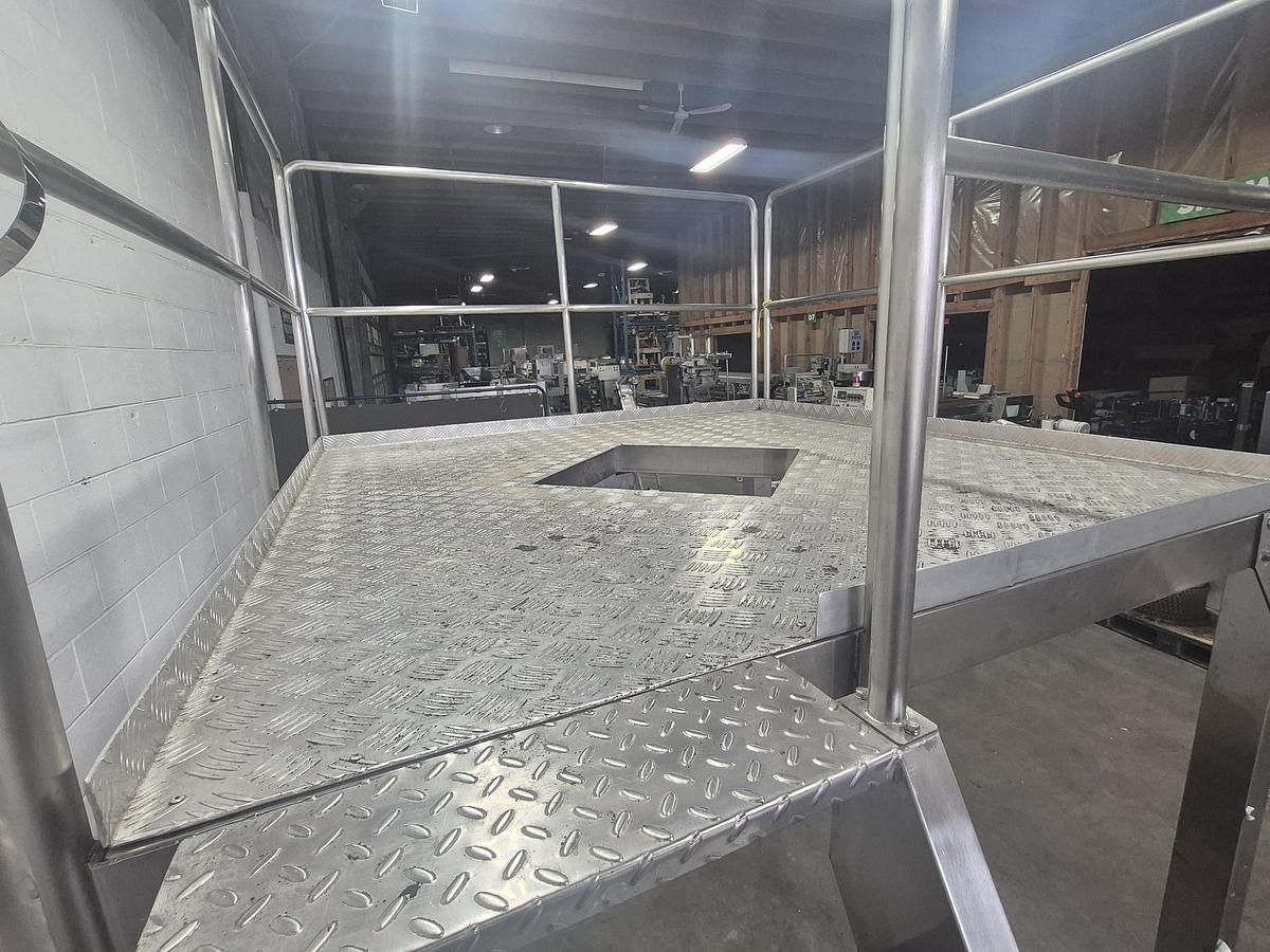 Used 6' Stainless Steel Mezzanine