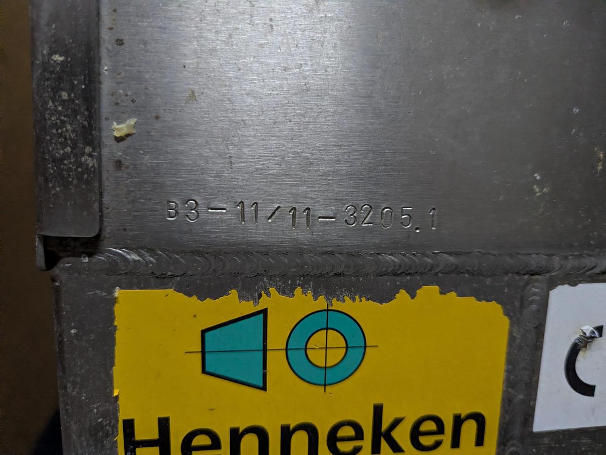 Used Henneken Vacuum Tumbler with Buggy Dumper
