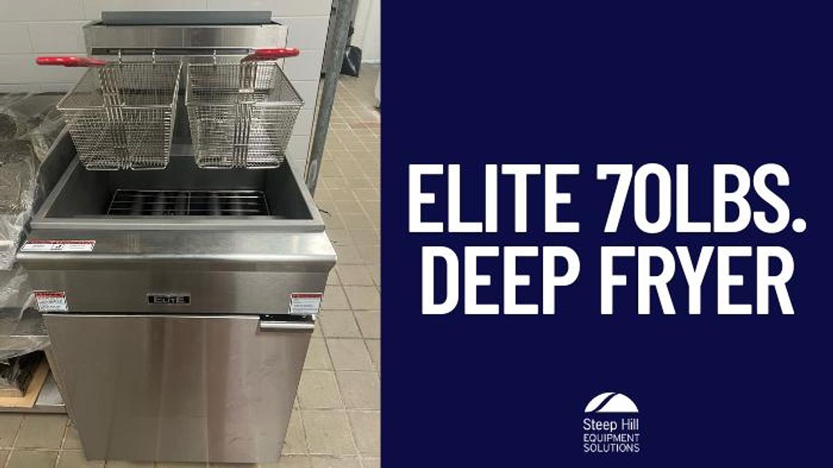 Used Elite 70lbs. Deep Fryer