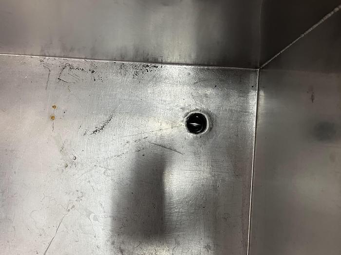 Used SS Bin with Valve