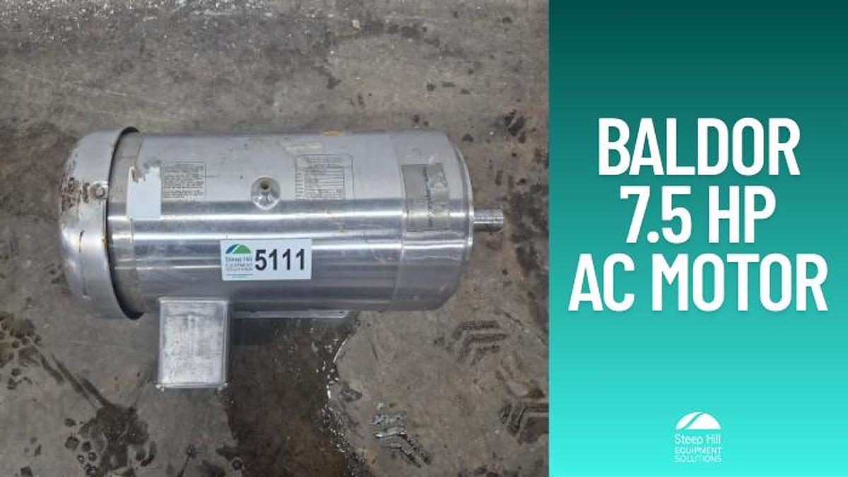 Used Baldor 7.5 HP 3-Phase AC Motor
