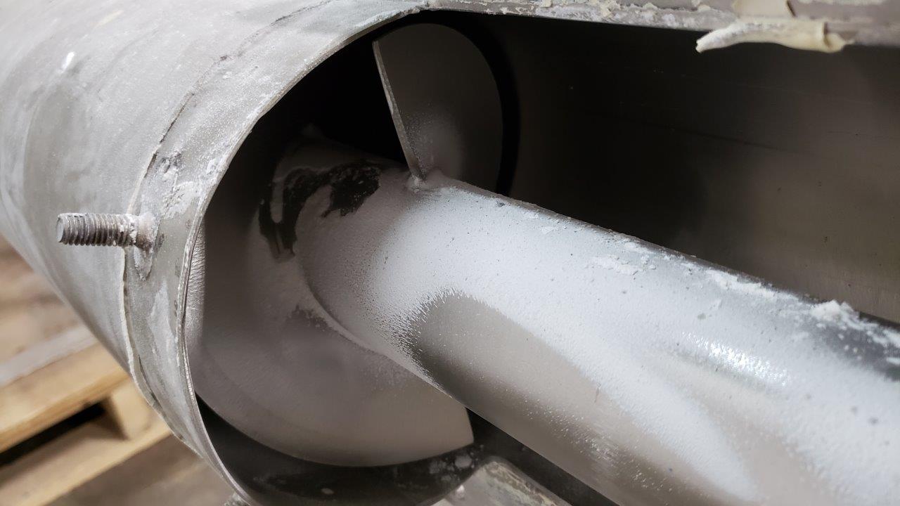 Used WAM Single Shaft Screw Feeder with Hopper