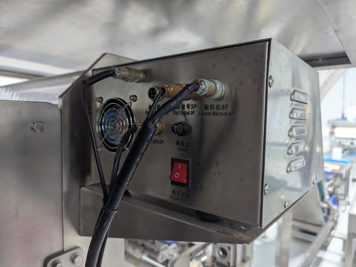 Used 10-Head Scale Bagger System with Infeed Conveyor 