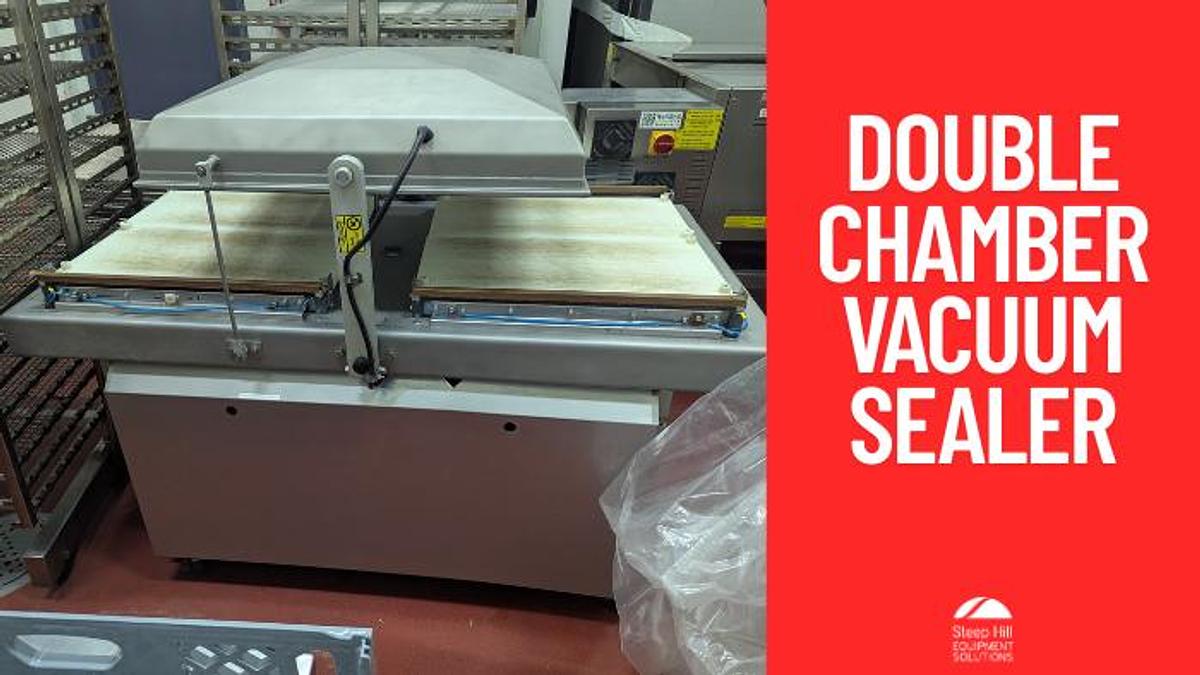 Used Sipromac Double-Chamber Vacuum Sealer Machine