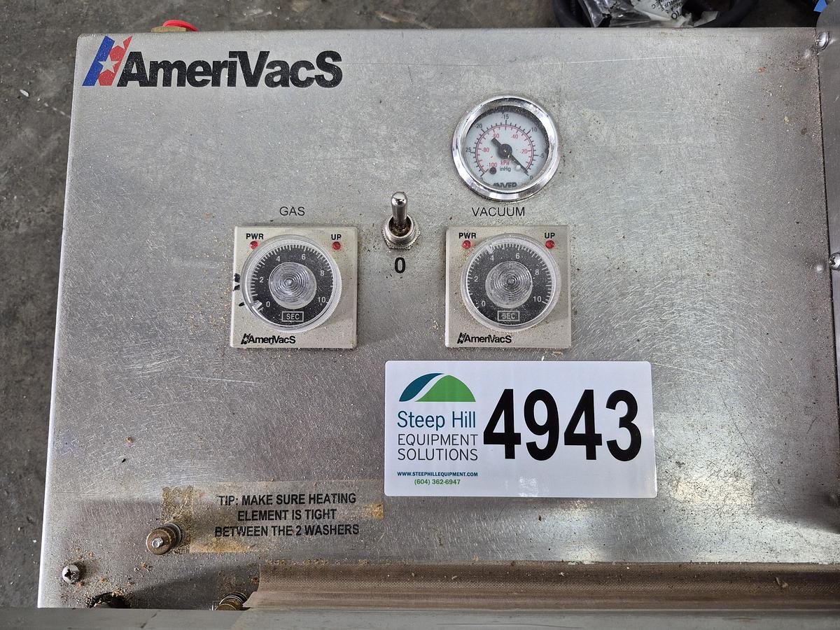 Used AmeriVacS AVS-20 Vacuum Impulse Heat Sealer