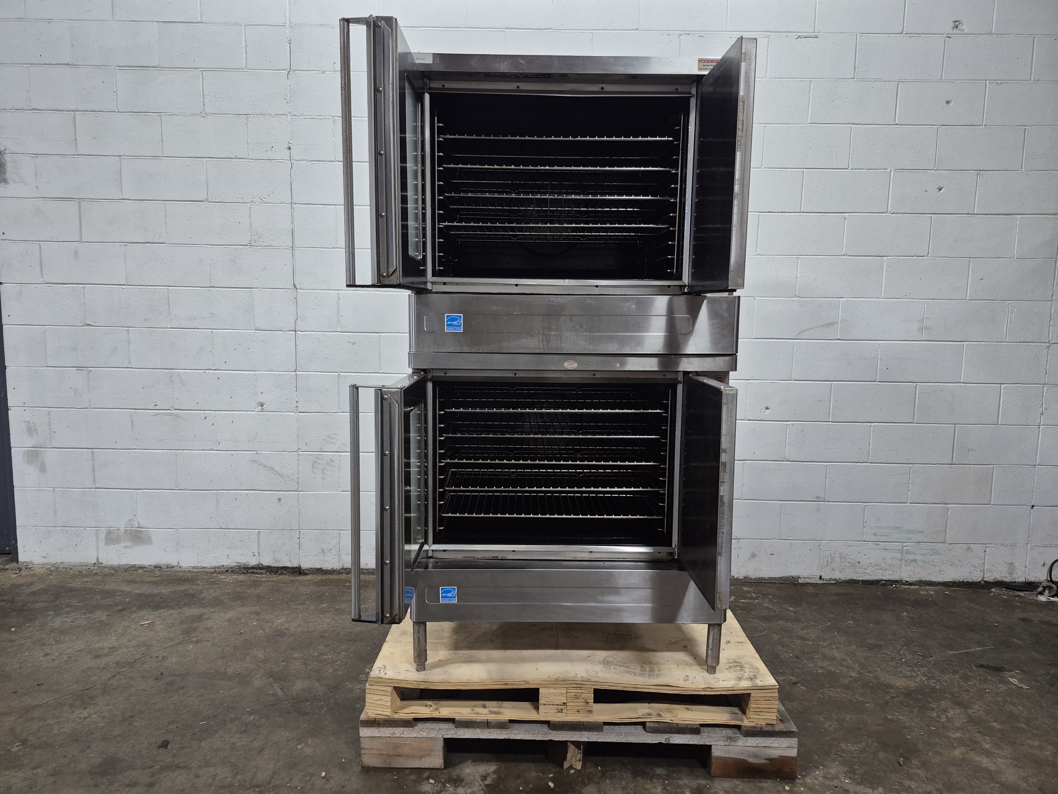 Used Blodgett SHO-E Double Stack Convection Ovens