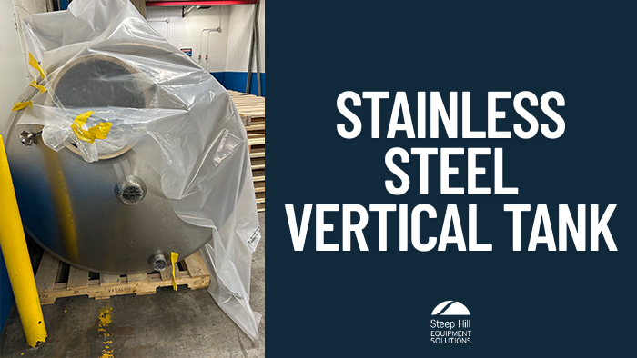 Used Stainless Steel Vertical Tank 4000 Liters