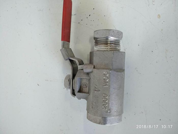 Used Manual Ball Valve 1"