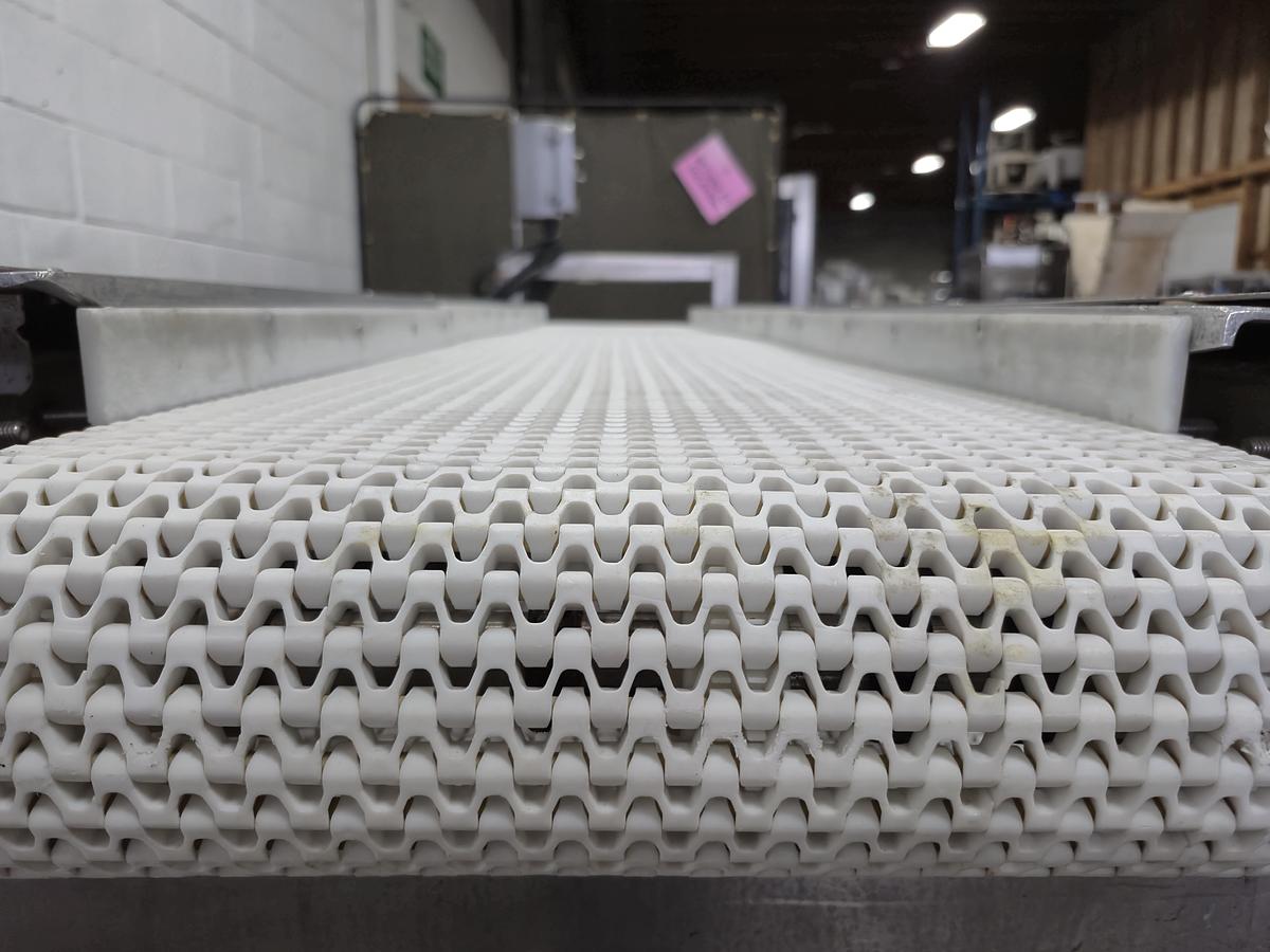 Used 130" L Stainless Steel Mobile Conveyor