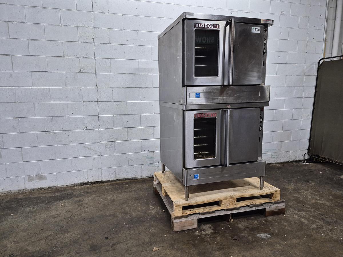 Used Blodgett SHO-E Double Stack Convection Ovens