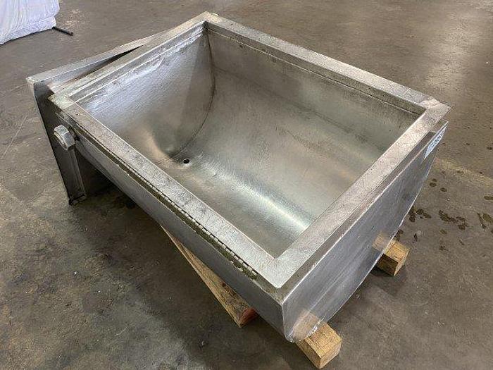 Used Jacketed Half-Cylinder Tank