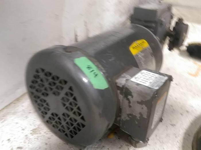 Used Baldor 1.5hp Motor with 10:1 Gearbox
