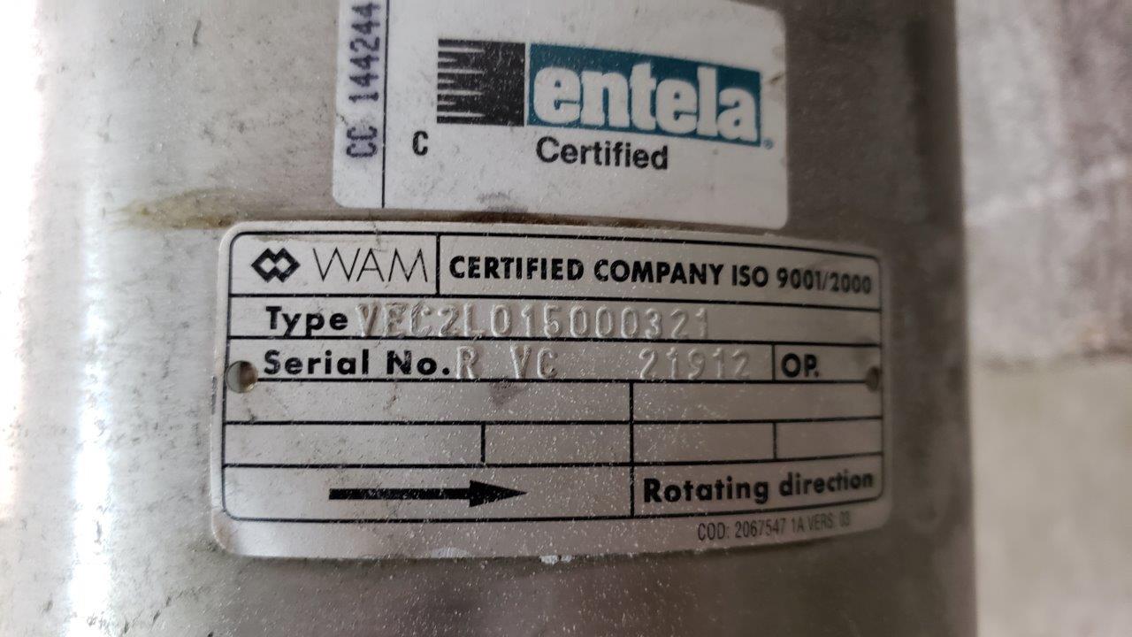 Used WAM 12' Screw Feeder