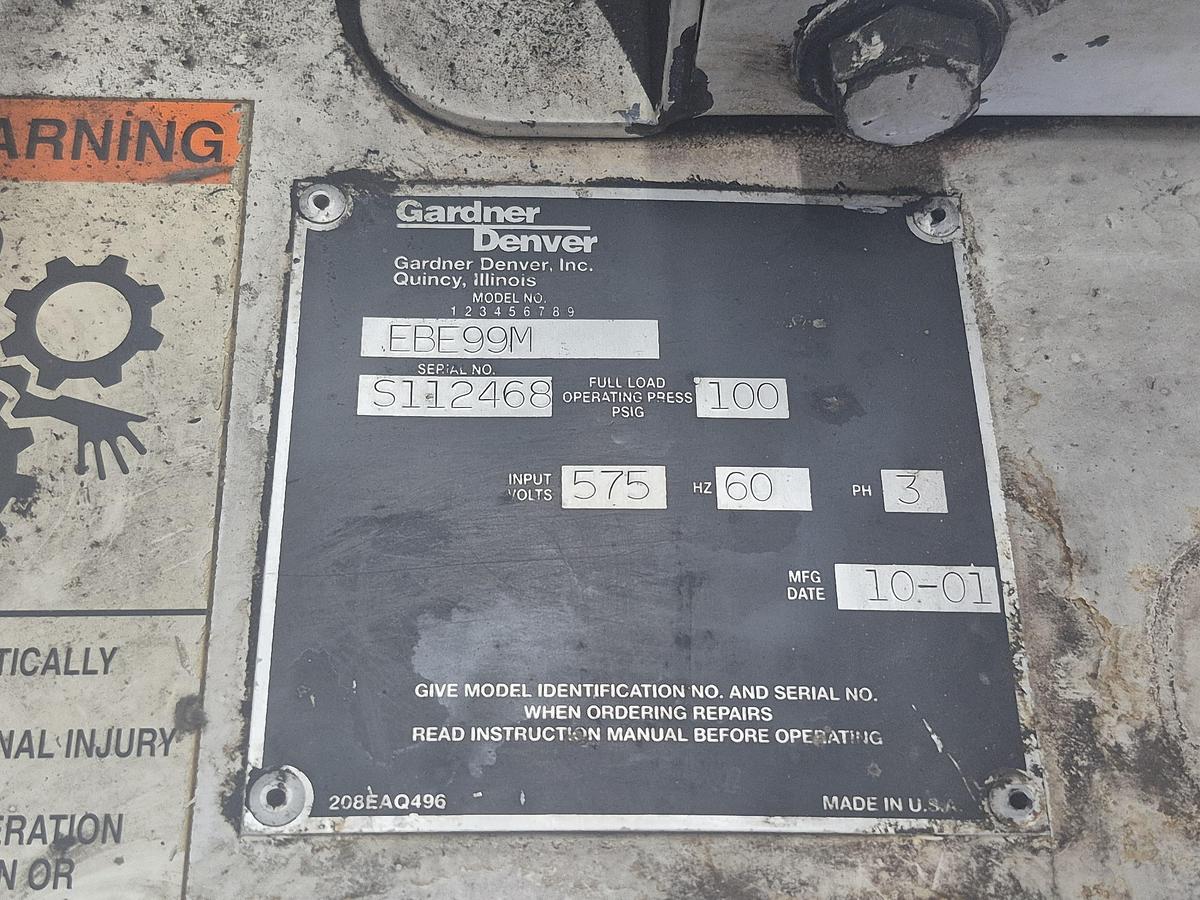 Used Gardner Denver Electra-Saver II Rotary Screw Air Compressor