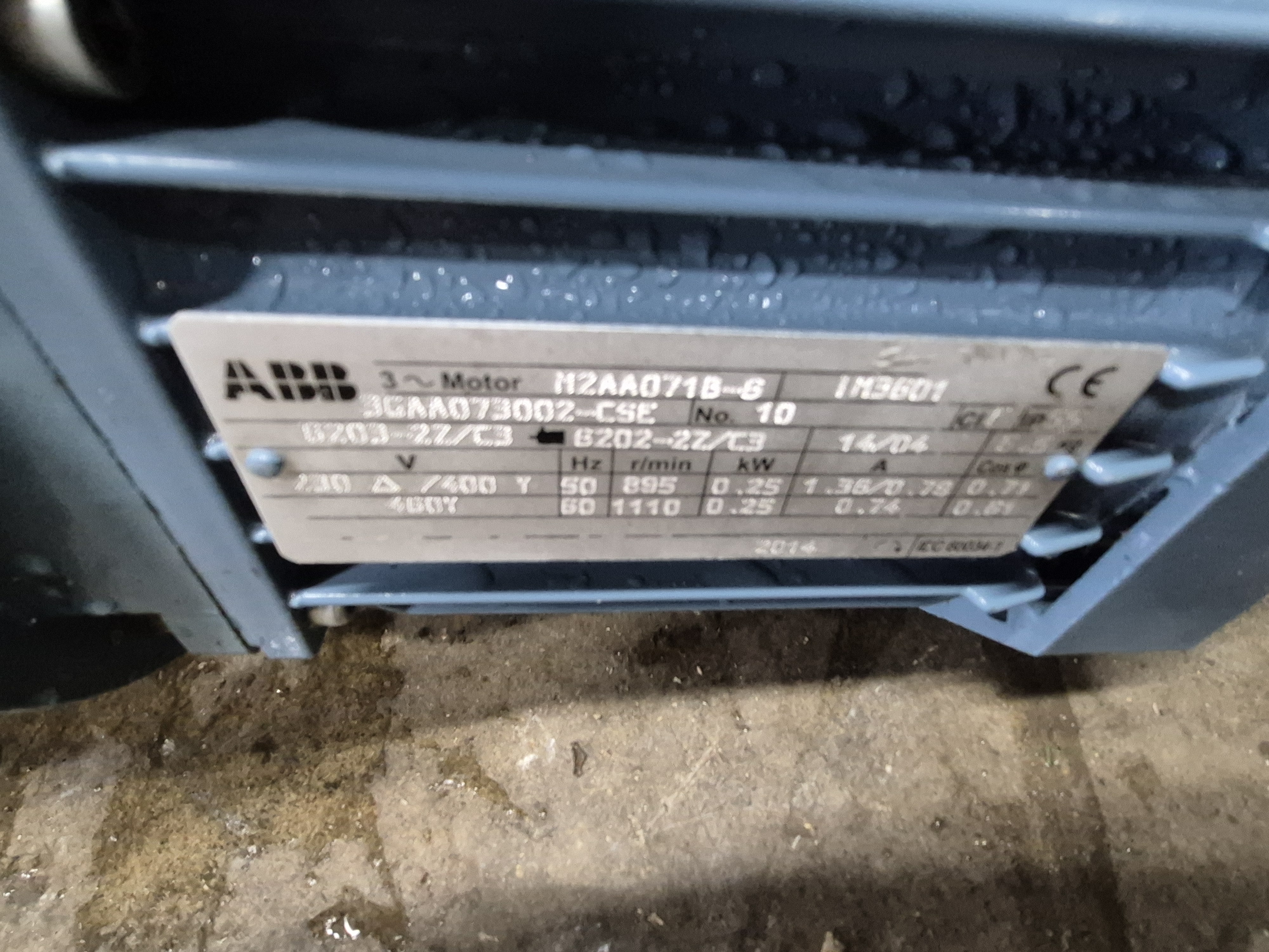 Used ABB 3-Phase Induction Motor with Speed Drive