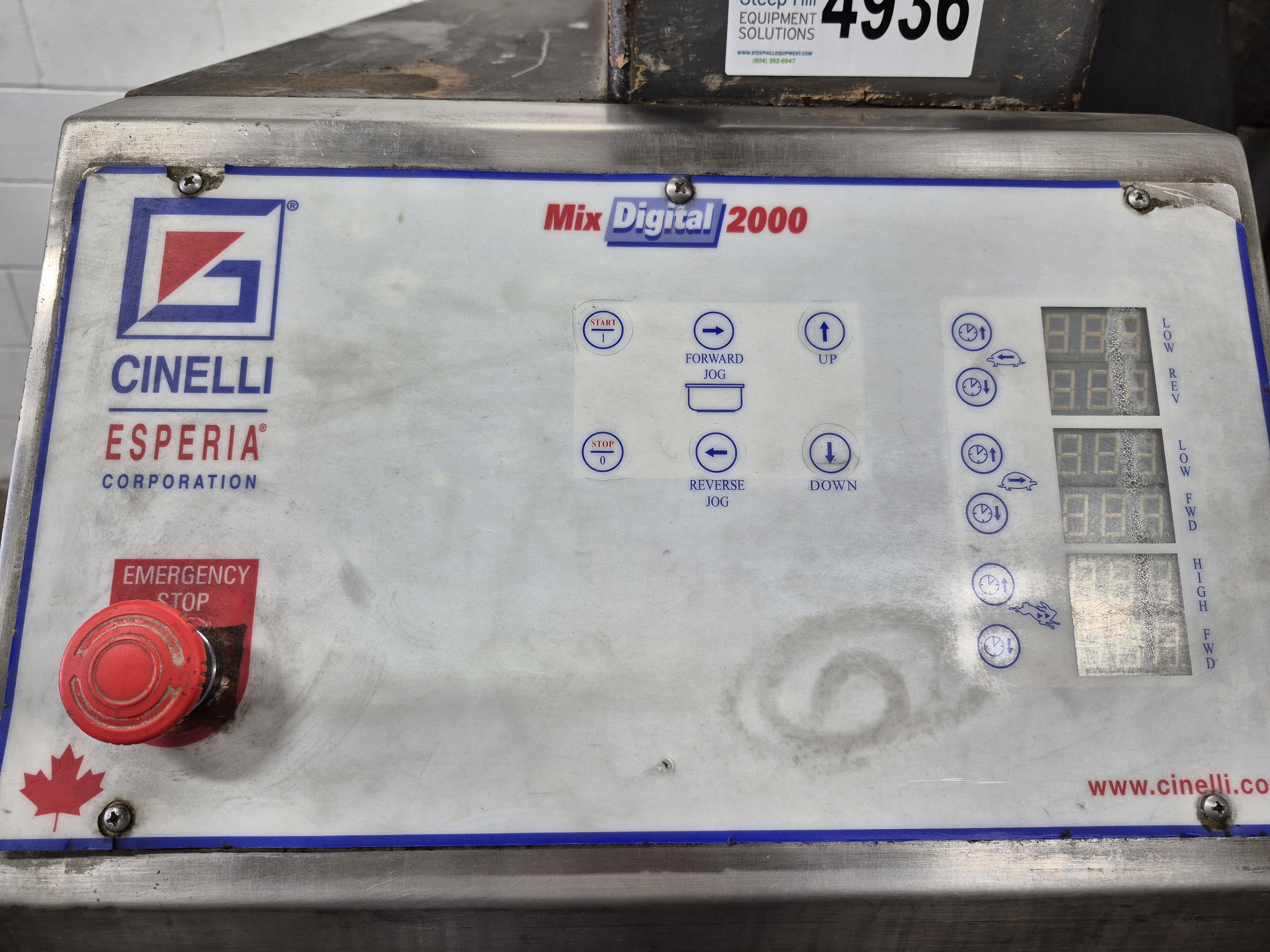 Used Cinelli 160KG-S1H Tilting Spiral Mixer