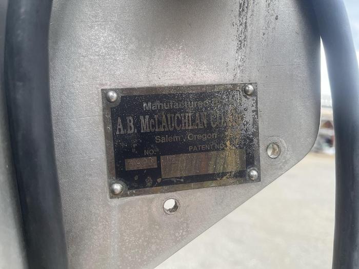 Used ABM 20'L Inclined Flat-Belt Conveyor