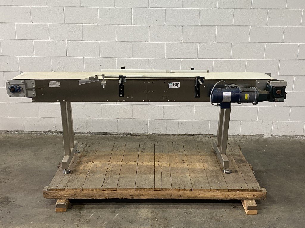 Used 8' Flat Belt Conveyor