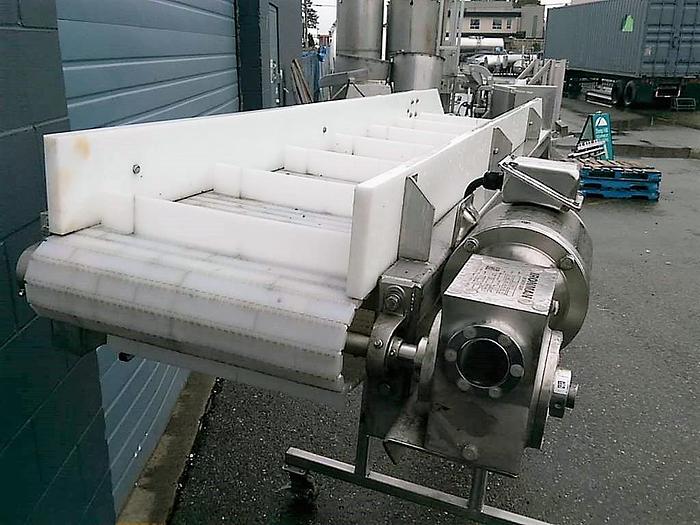 Used 22' long Incline Conveyor