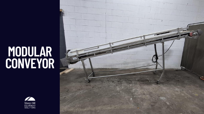 Used 13.5" Incline Modular Conveyor