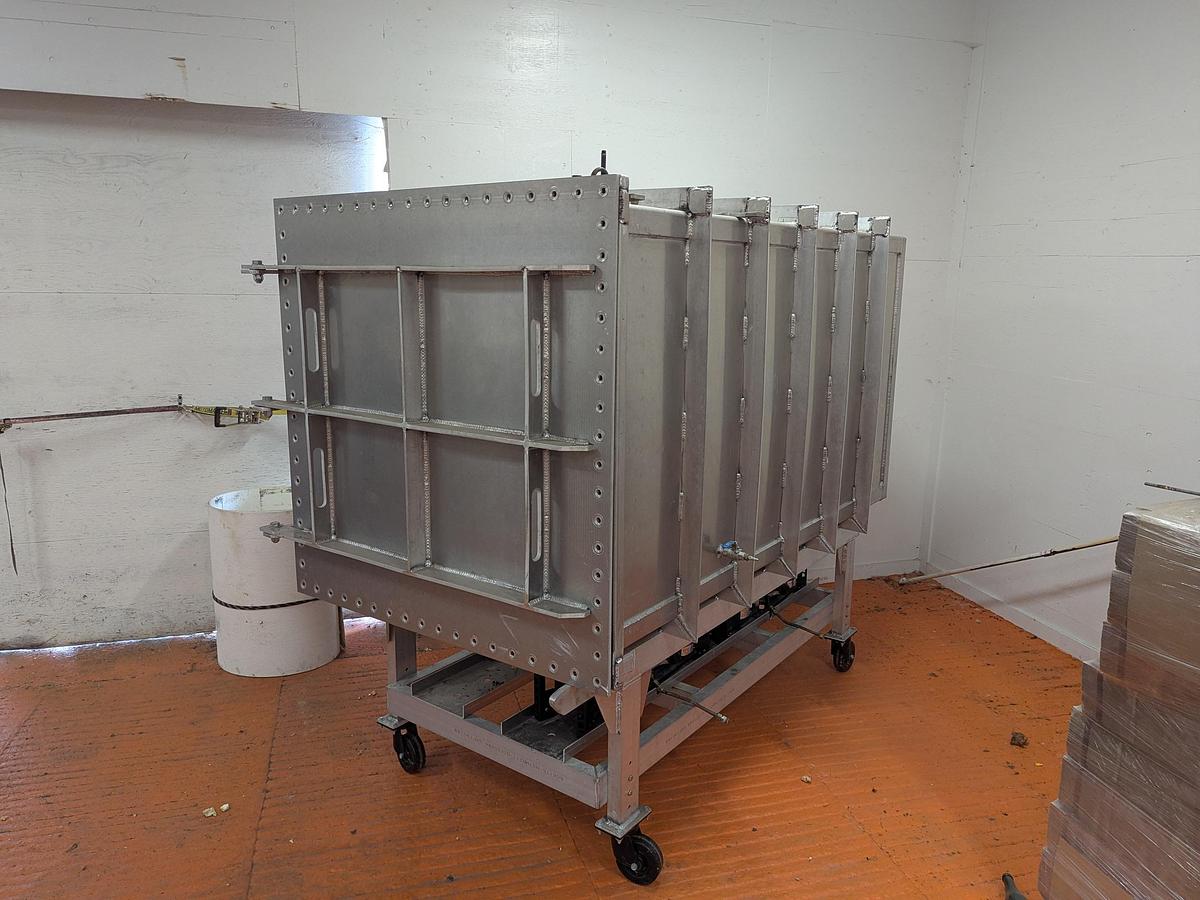 Used Custom Autoclave with Roll-Out Rack