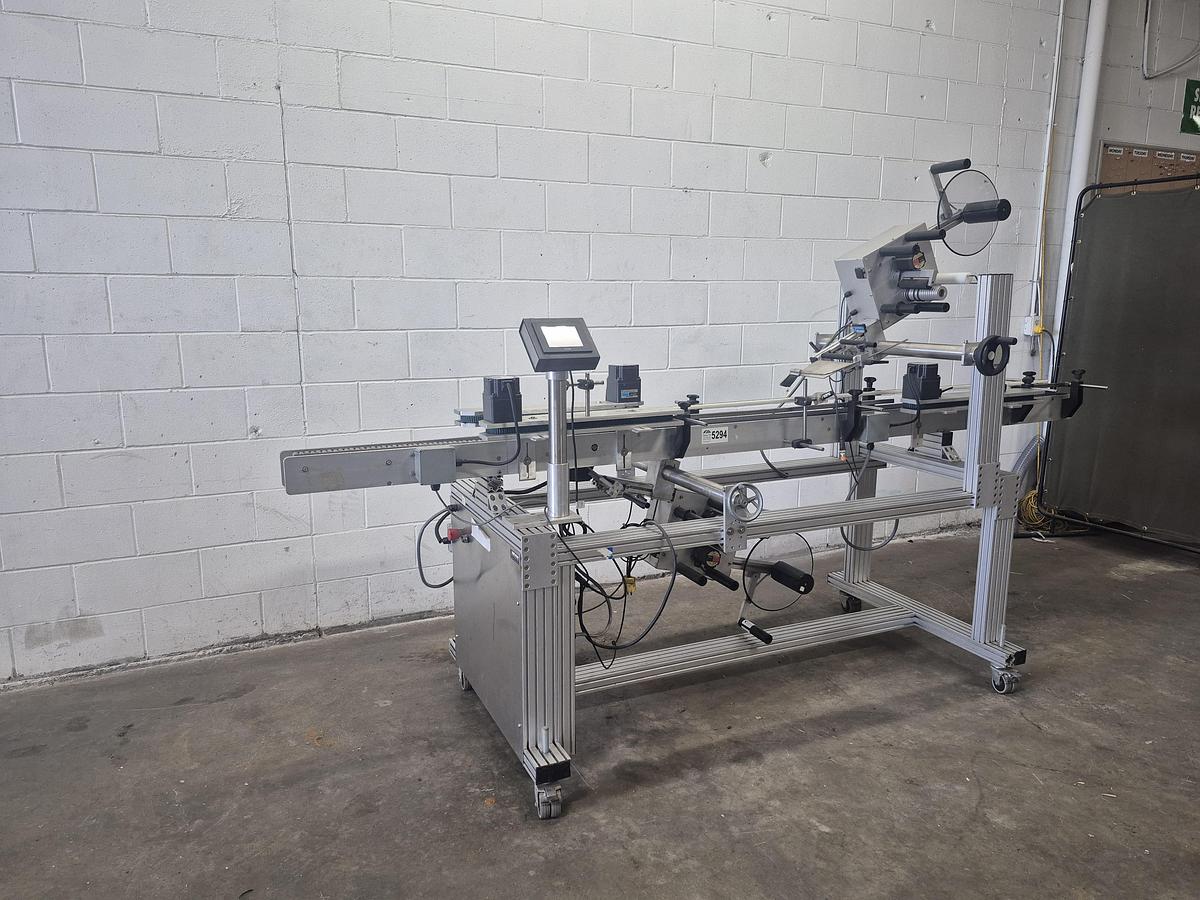 Used Associated Two-Head Top & Bottom Labeller