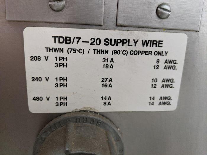 Used Groen TDB 20 Qt Jacketed Electric Tilting Kettle