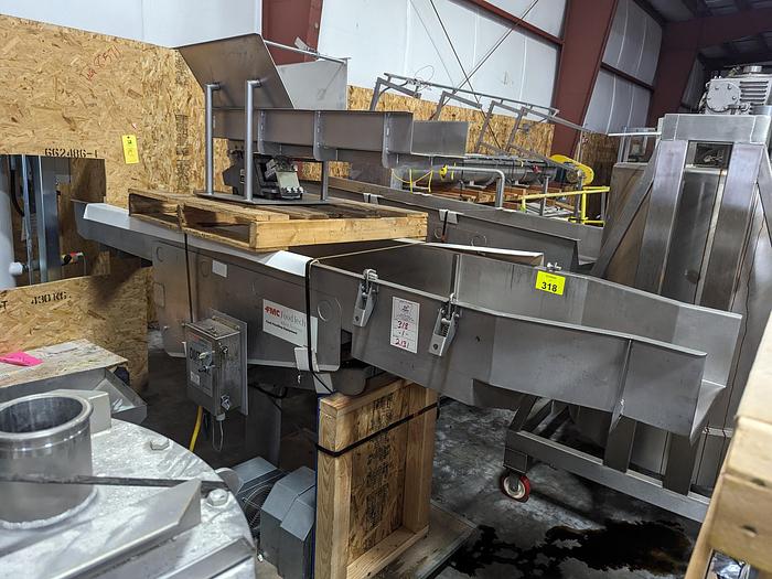 Used FMC Foodtech Vibrating Conveyor
