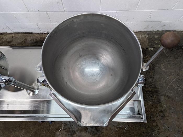 Used Groen Twin 10 Gallon Tilting Kettles