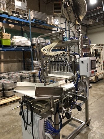 Used CBK 6-Head Bottle Filler