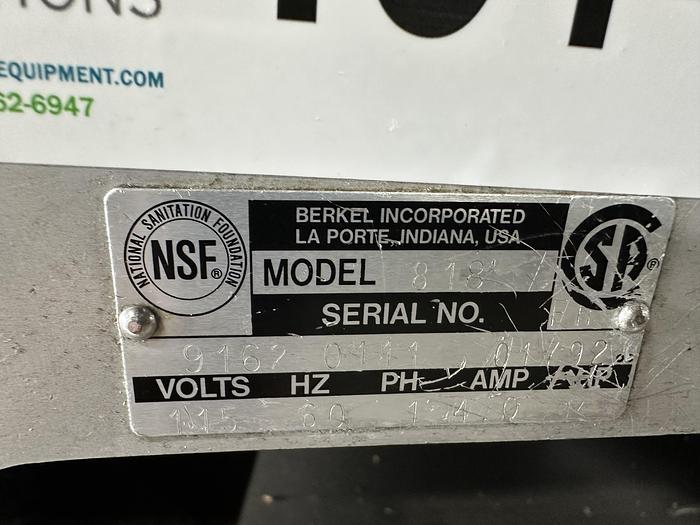 Used Berkel 818 2-Speed Automatic Slicer