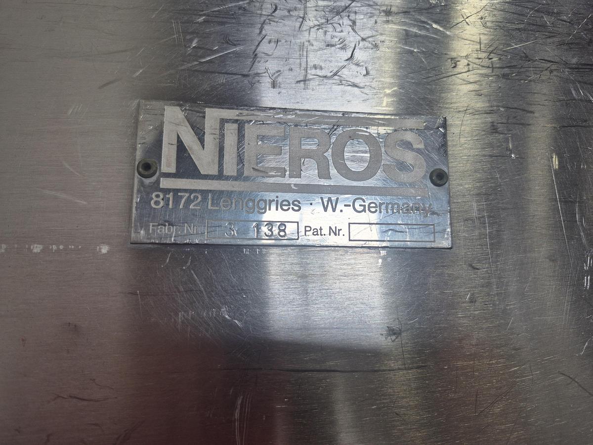 Used NIEROS Stainless Steel Meat Press Machine