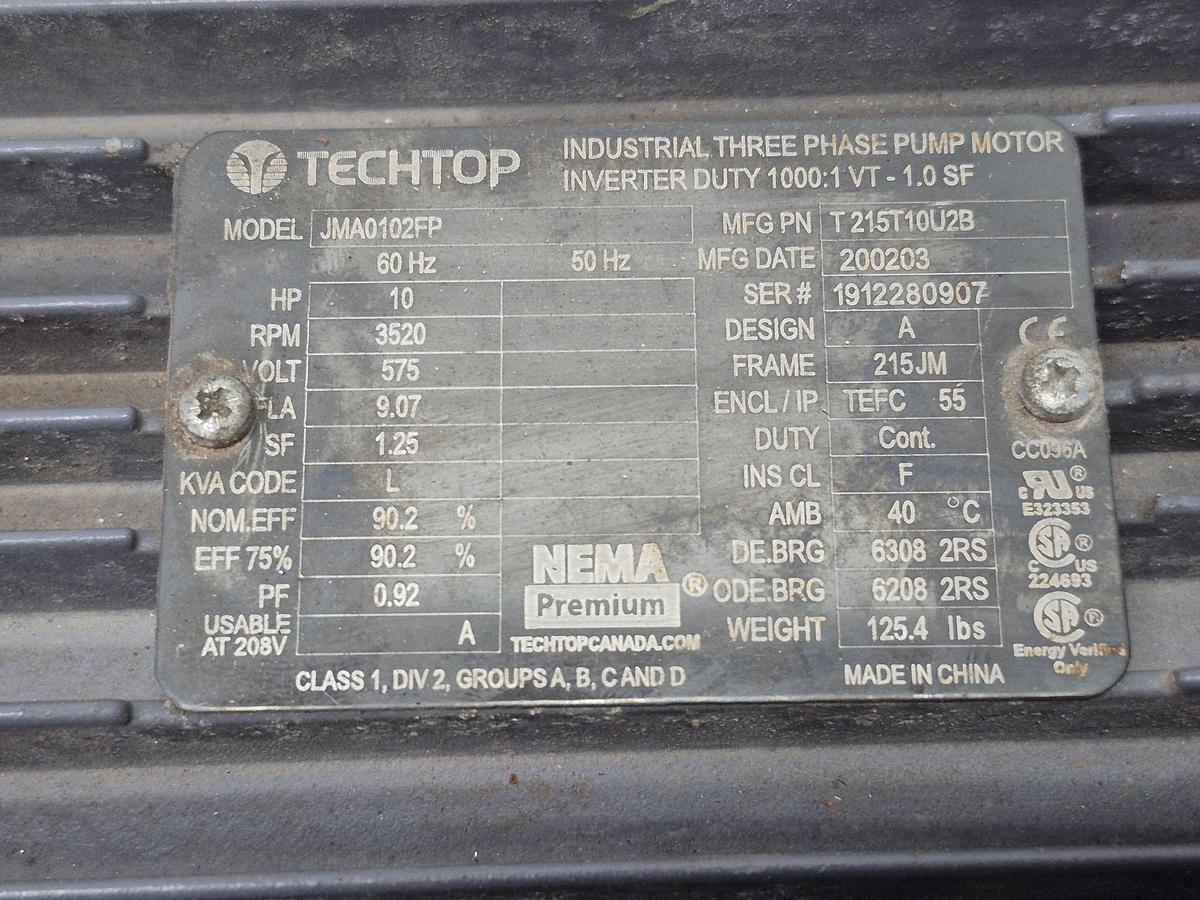 Used Waukesha 2065 Sanitary Centrifugal Pump