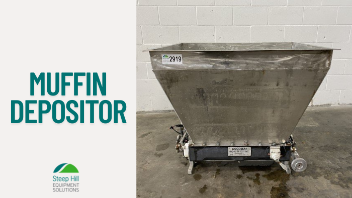 Used Goodway PF-60 Piston Muffin Depositor