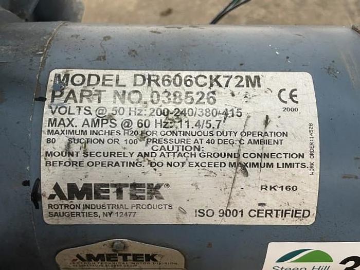 Used Ametek Rotron DR606 Regen Blower