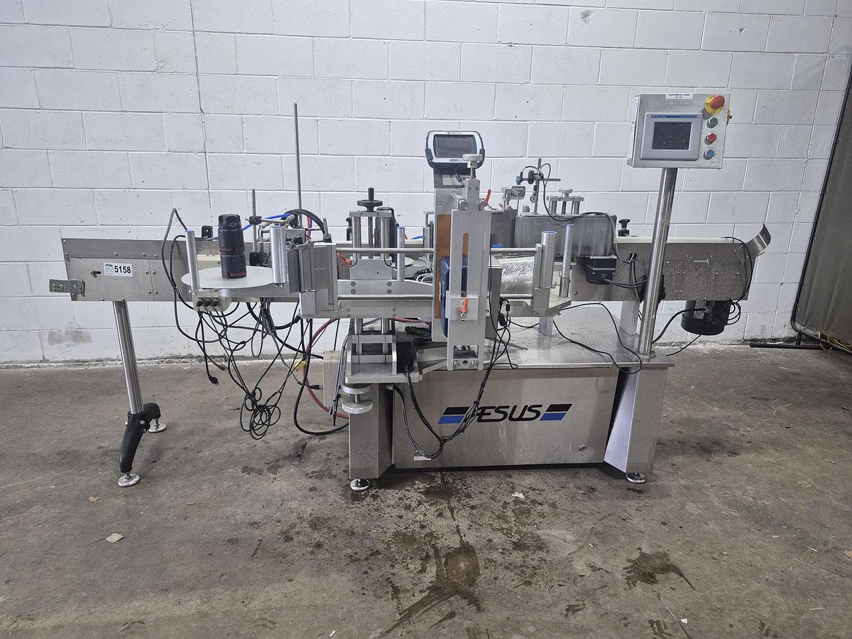 Used Aesus Eco Wrap Prism Labelling Machine