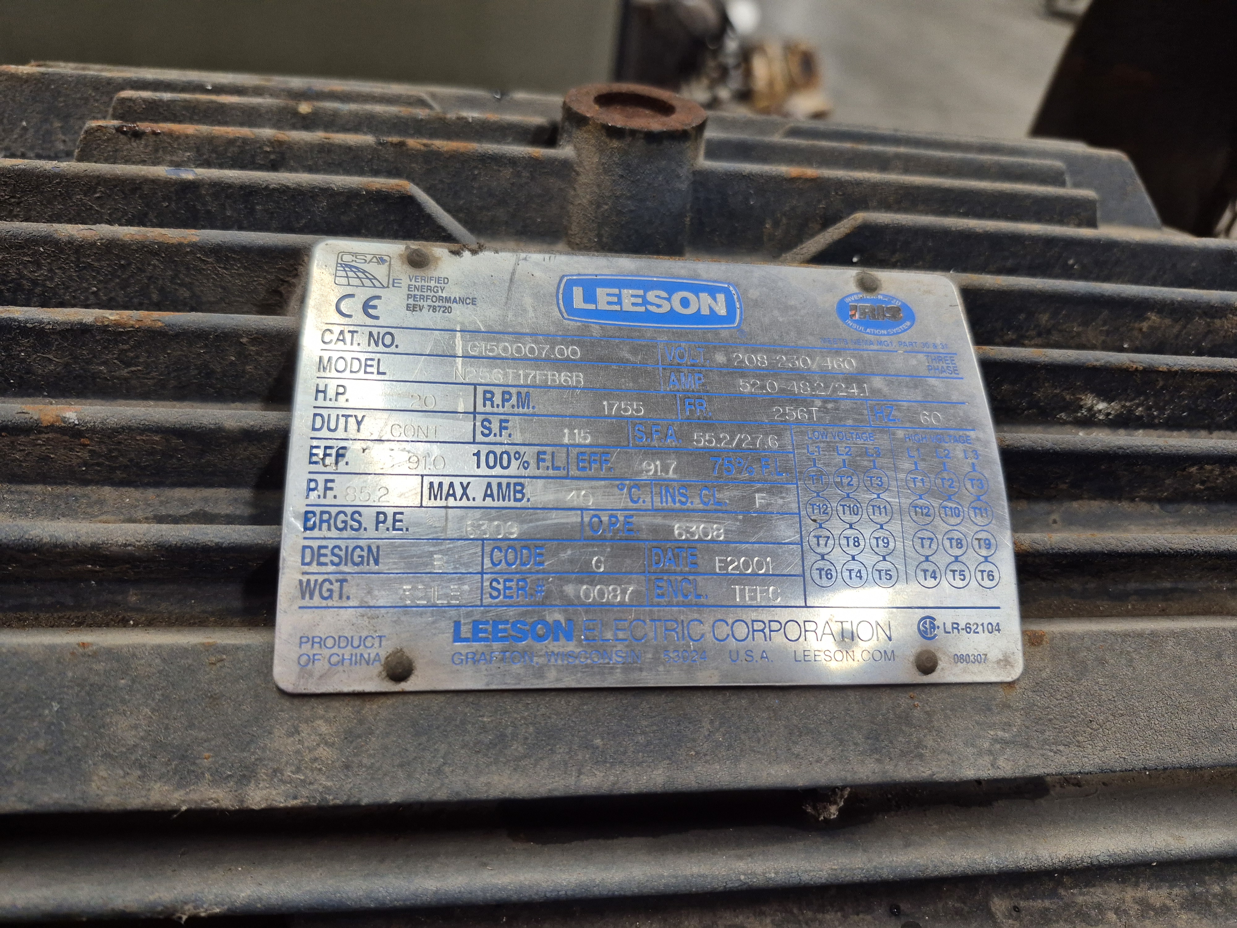 Used Premier Fluid Systems Liquid Ring Vacuum Pump