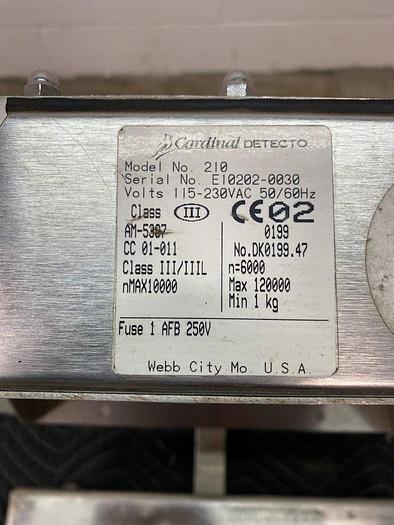 Used Cardinal Detecto 210 Bench Scale
