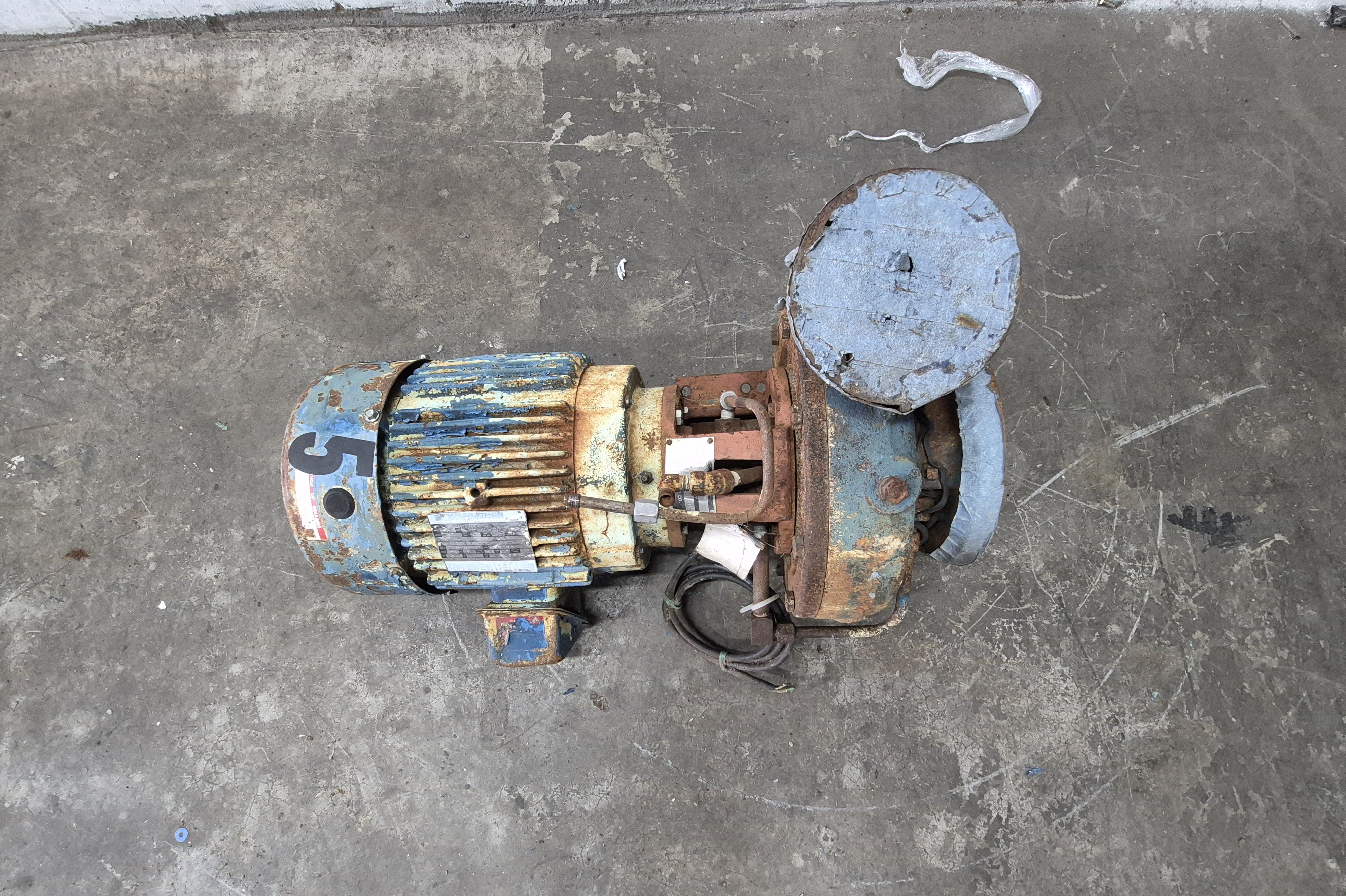 Used Cornell Centrifugal Pump with 5 HP Motor