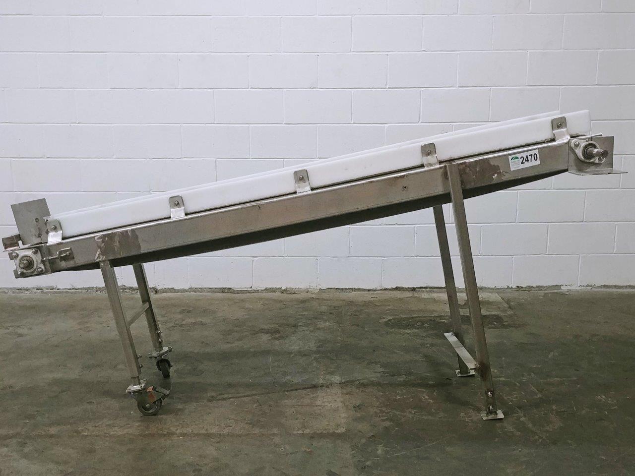 Used 7'L Incline Conveyor