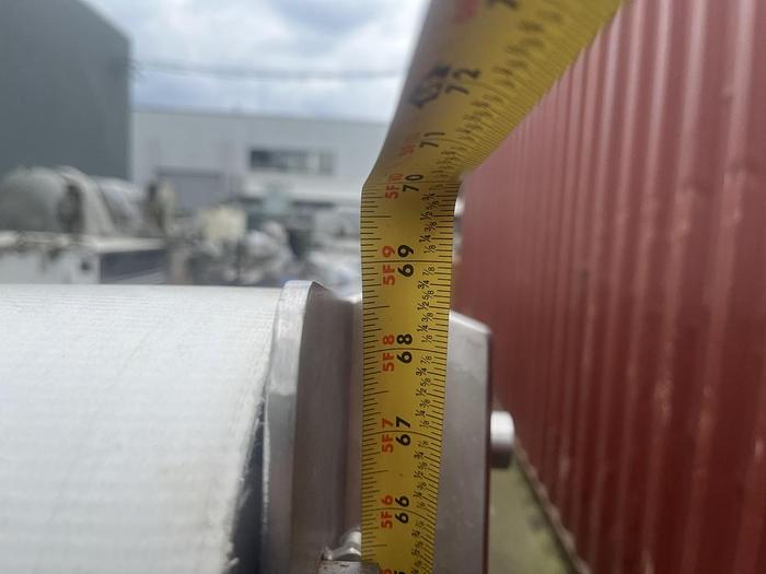 Used ABM 20'L Inclined Flat-Belt Conveyor