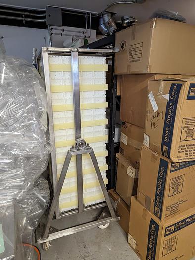 Used Inverting Cheese Press Rack