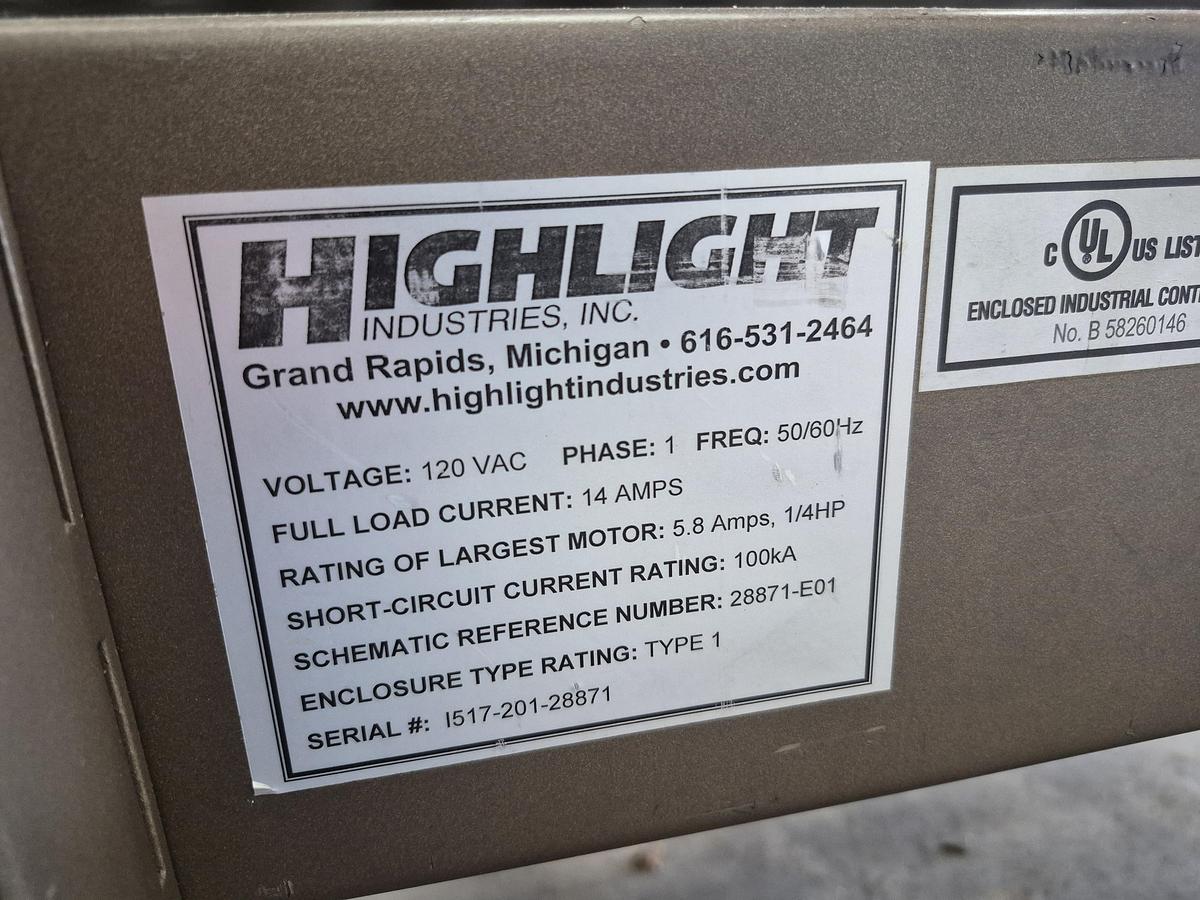 Used Highlight Magnum 2300 Case Sealer
