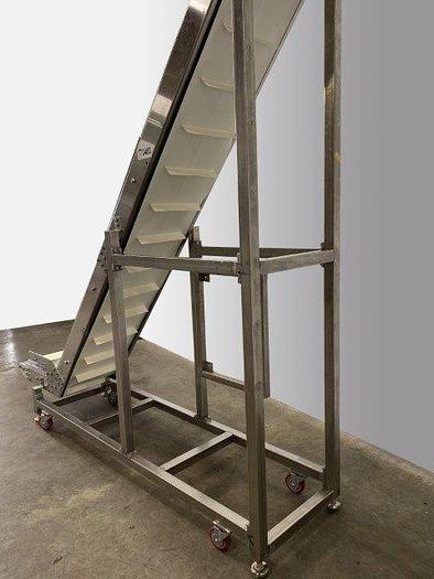Used 8.5' High Z-Style Incline Conveyor