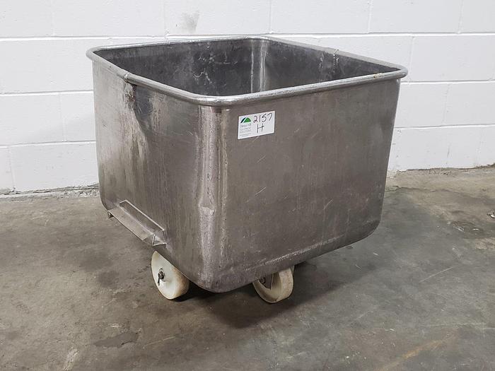 Used Stainless Steel 200L Meat Buggy