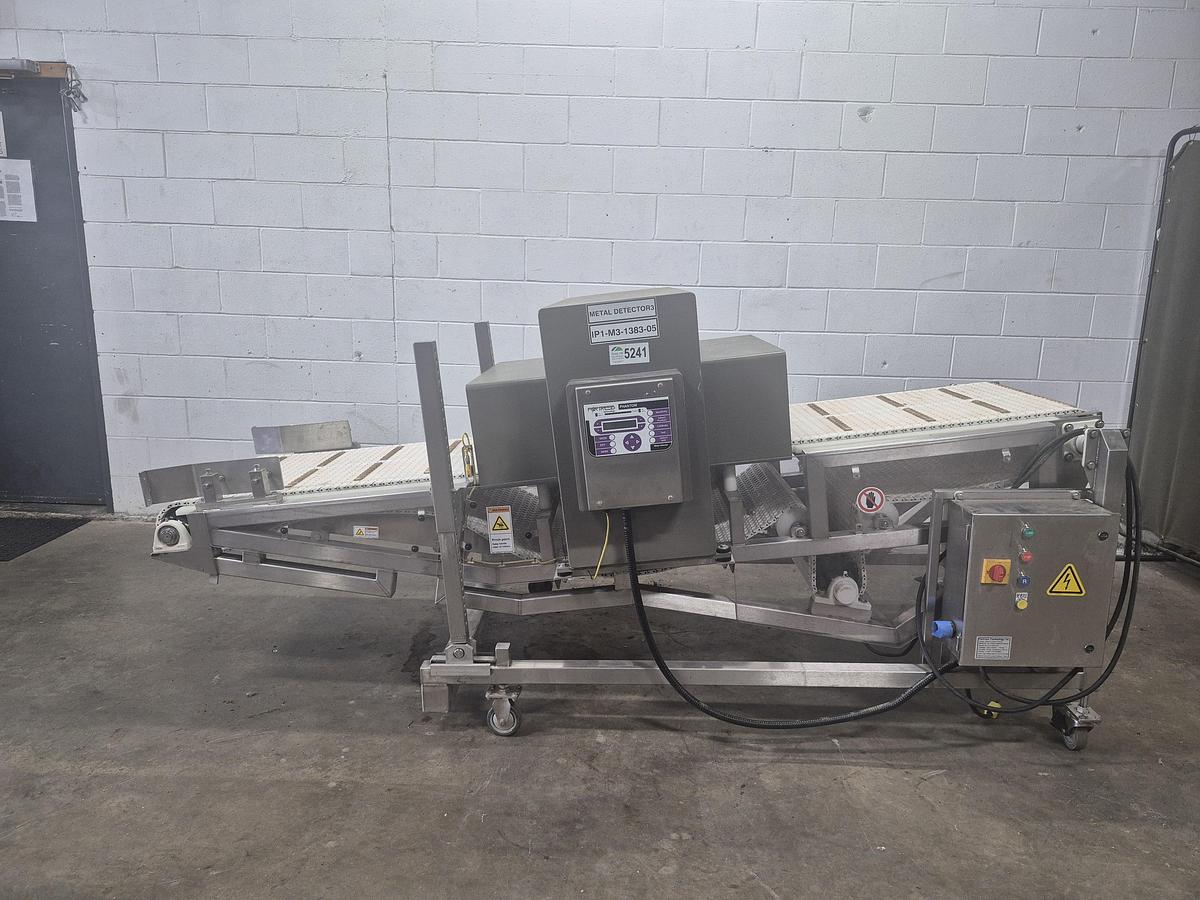 Used Fortress Phantom Metal Detector Conveyor