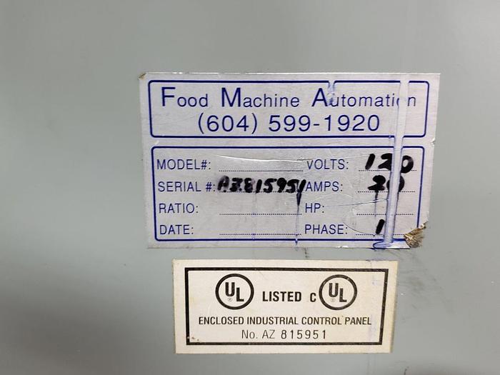 Used FMA 78"L Flat Belt Conveyor