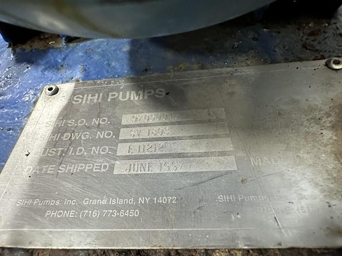 Used Travaini Liquid Ring Vacuum Pump