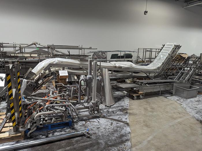 Used 20' Incline Modular Conveyor