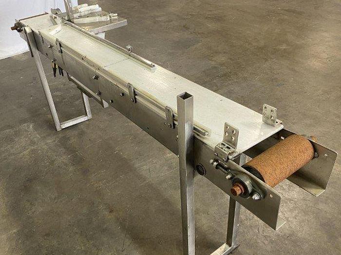 Used 8' Long Flat Belt Conveyor
